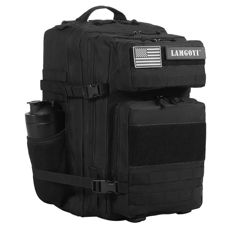 45L BLACK FITNESS BACKPACK Military Tactical Backpack Vest Manufacturers